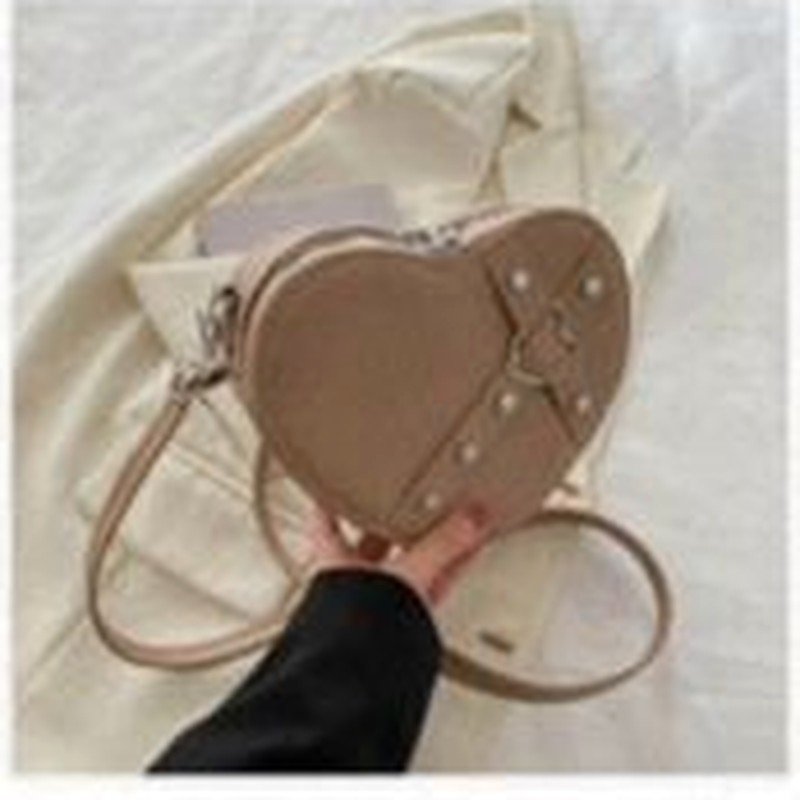 Amour Rivet Heart Crossbody Bag