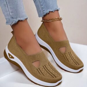 Women's Patterned Cloth Slip-On Shoes