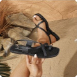 Square Toe Cross Strap Sandals