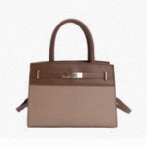Contrast Panel Top Handle Handbag