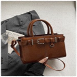 Buckle Detail Top Handle Handbag